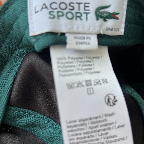 RARE Men’s GREEN Lacoste Sport Hat - Picture 8 of 8